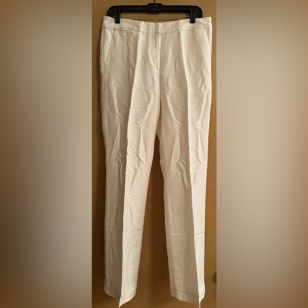 Ann Taylor LOFT - 27 (US 6) - Cream linen trousers